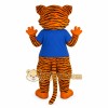 Orange Black Tiger Mascot Costume Orange Black Tiger Mascot Costume