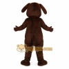 Brown White Floppy Eared Dog Mascot Costume