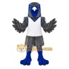 Blue Gray Eagle Mascot Costume Blue Gray Eagle Mascot Costume