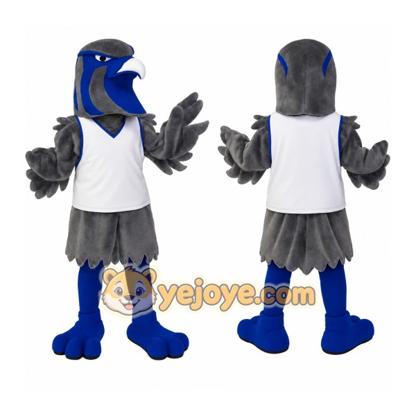 Blue Gray Eagle Mascot Costume