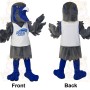 Blue Gray Eagle Mascot Costume