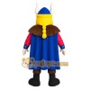 Red Blue Yellow Viking Warrior Mascot Costume Red Blue Yellow Viking Warrior Mascot Costume