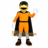 Orange Black Bird Superhero Mascot Costume Orange Black Bird Superhero Mascot Costume