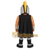 Black Yellow Roman Soldier Mascot Costume