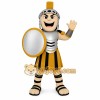 Gold Black Spartan Warrior Mascot Costume Gold Black Spartan Warrior Mascot Costume