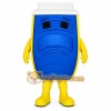 Blue Yellow Portable Toilet Mascot Costume Blue Yellow Portable Toilet Mascot Costume
