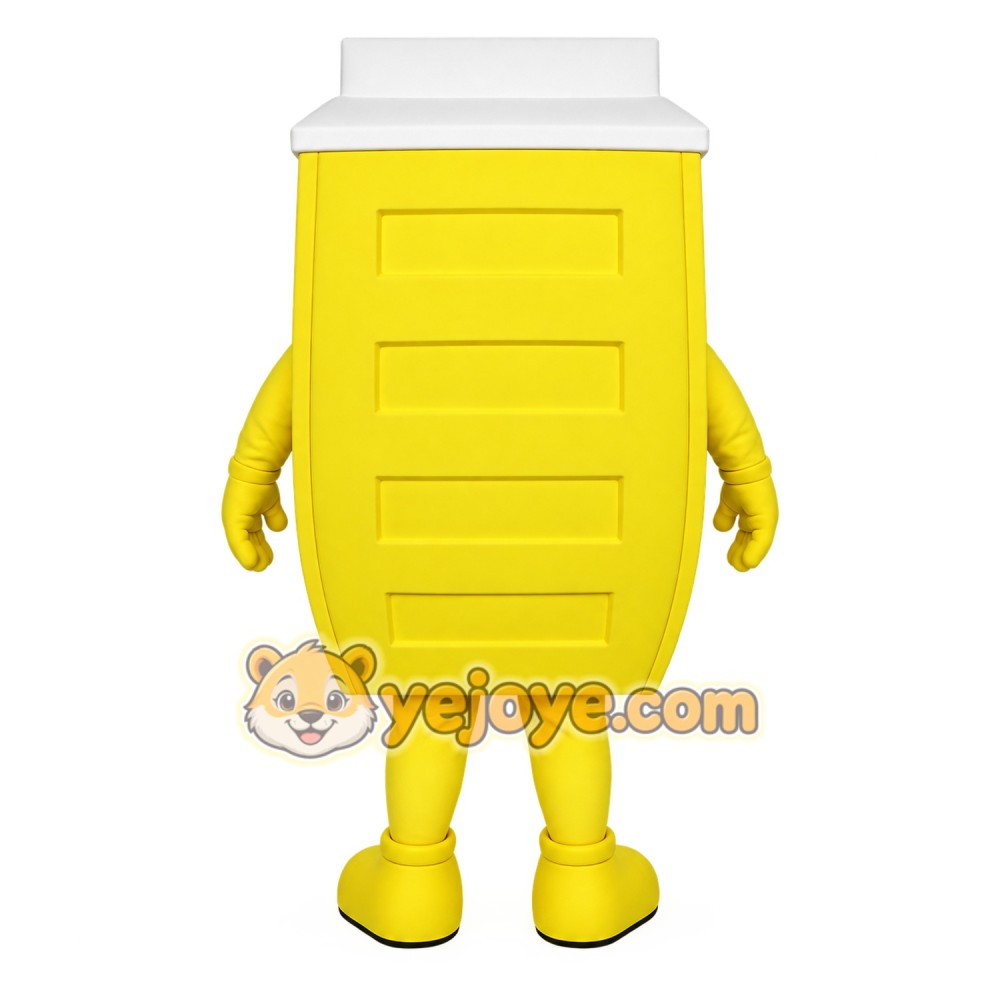 Blue Yellow Portable Toilet Mascot Costume Blue Yellow Portable Toilet Mascot Costume