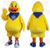 Yellow Orange Blue Duck Mascot Costume