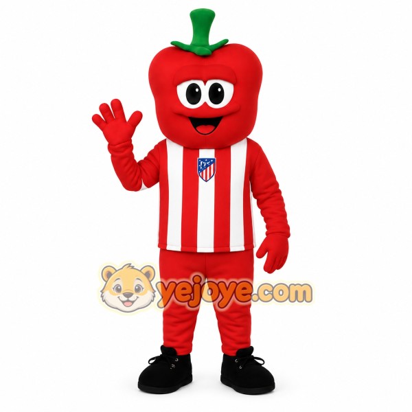 Red White Green Bell Pepper Mascot Costume