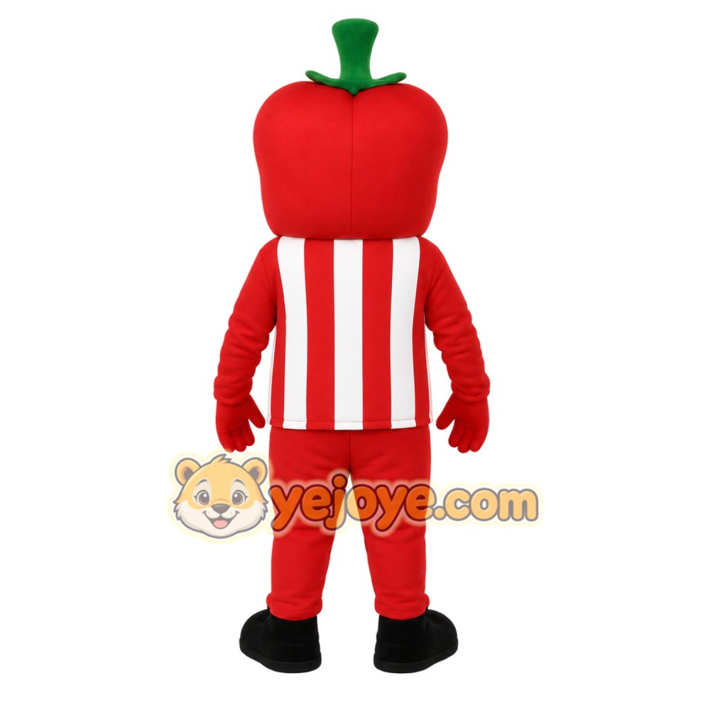 Red White Green Bell Pepper Mascot Costume Red White Green Bell Pepper Mascot Costume