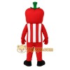 Red White Green Bell Pepper Mascot Costume Red White Green Bell Pepper Mascot Costume