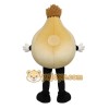 Beige Brown Onion Mascot Costume Beige Brown Onion Mascot Costume
