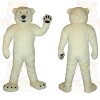 White Polar Bear Mascot Costume