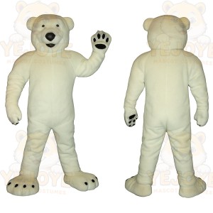 White Polar Bear Mascot Costume