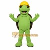 Green Yellow Construction Turtle Mascot Costume