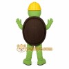 Green Yellow Construction Turtle Mascot Costume