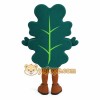 Dark Green Light Green Oak Leaf Mascot Costume Dark Green Light Green Oak Leaf Mascot Costume