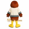 Brown Yellow Cream Owl Mascot Costume Brown Yellow Cream Owl Mascot Costume