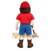 Red Blue Bearded Lumberjack Mascot Costume Red Blue Bearded Lumberjack Mascot Costume