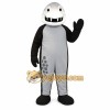 Gray Black Shark Mascot Costume Gray Black Shark Mascot Costume