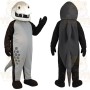 Gray Black Shark Mascot Costume