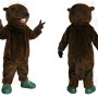 Brown Beaver Mascot Costume