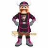 Black Magenta Gray Viking Mascot Costume Black Magenta Gray Viking Mascot Costume