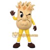 Yellow Beige Durian Mascot Costume Yellow Beige Durian Mascot Costume