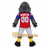 Gray Yellow Red Blue Bird Mascot Costume
