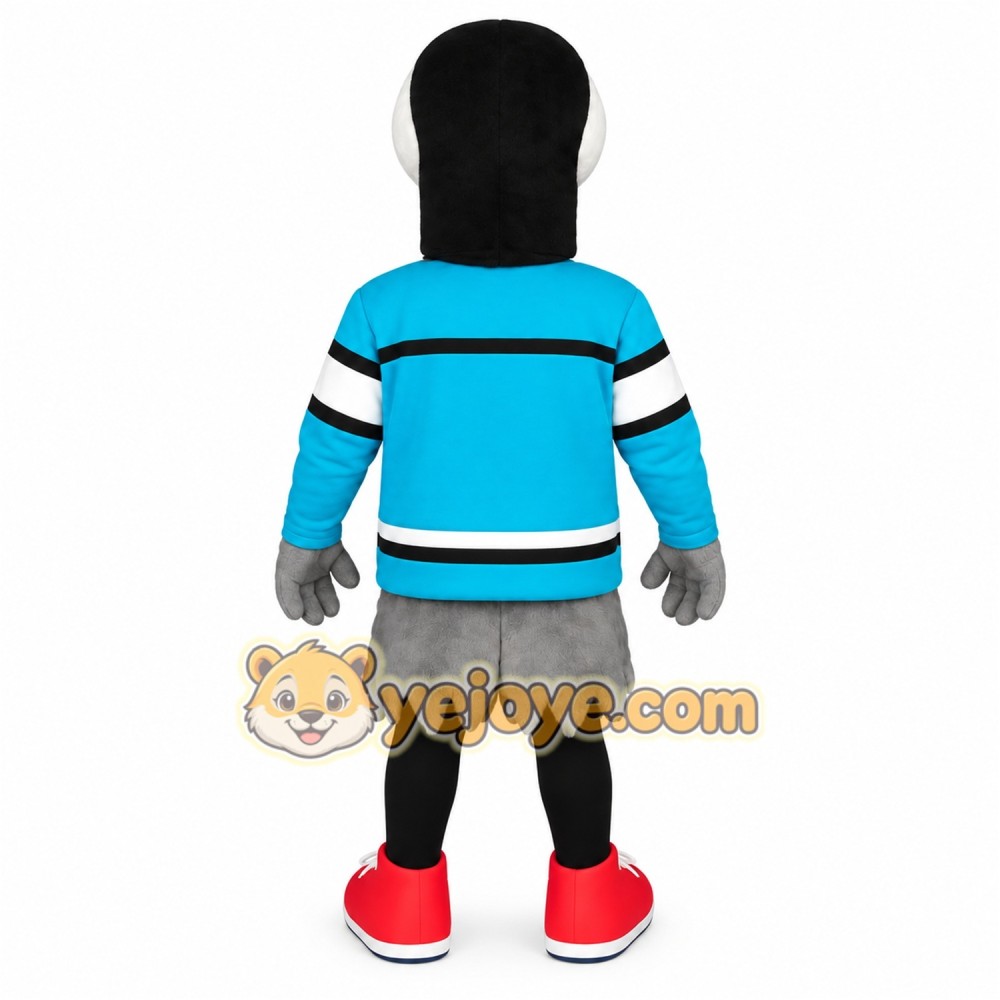 Black Blue Crow Mascot Costume
