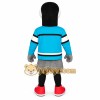 Black Blue Crow Mascot Costume