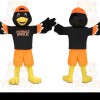 Black Orange Yellow Oriole Mascot Costume