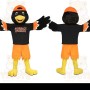 Black Orange Yellow Oriole Mascot Costume