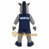 Gray Navy Basketball Horse Mascot Costume Gray Navy Basketball Horse Mascot Costume