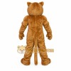 Tan Brown Mountain Lion Mascot Costume