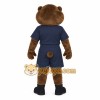 Brown Navy Otter Mascot Costume Brown Navy Otter Mascot Costume