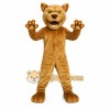 Tan Mountain Lion Mascot Costume Tan Mountain Lion Mascot Costume