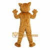 Tan Mountain Lion Mascot Costume Tan Mountain Lion Mascot Costume
