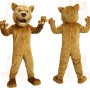 Tan Mountain Lion Mascot Costume