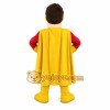 Red Yellow Superhero Man Mascot Costume