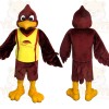 Burgundy Yellow Cardinal Mascot Costume