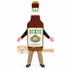 Brown White Beer Bottle Mascot Costume
