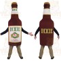 Brown White Beer Bottle Mascot Costume