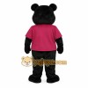 Black White Magenta Bear Mascot Costume