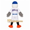 White Blue Orange Seagull Baseball Mascot Costume White Blue Orange Seagull Baseball Mascot Costume