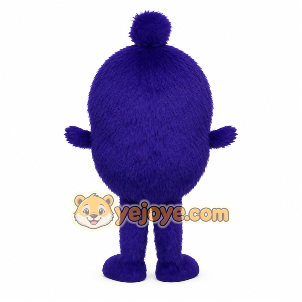 Blue Monster Mascot Costume Blue Monster Mascot Costume