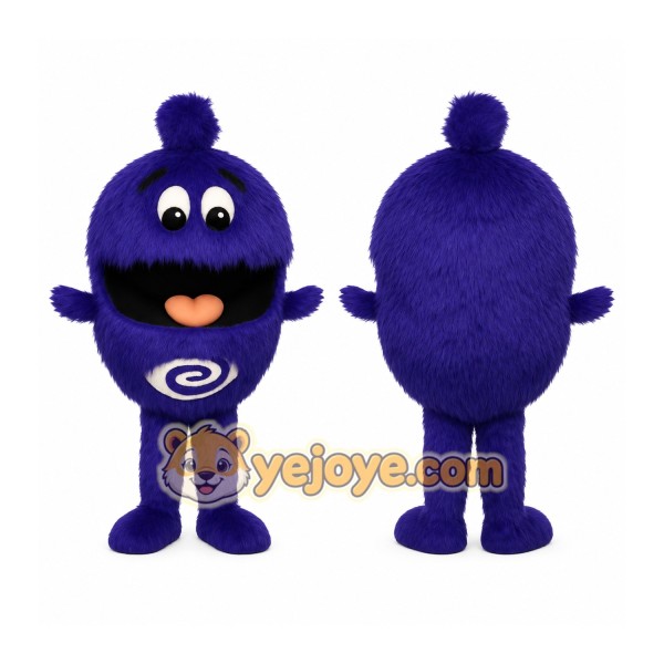 Blue Monster Mascot Costume
