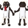Black White Red Cobra Snake Mascot Costume