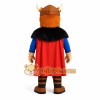 Blue Red Brown Bearded Viking Mascot Costume