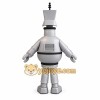 Silver Gray Black Robot Mascot Costume